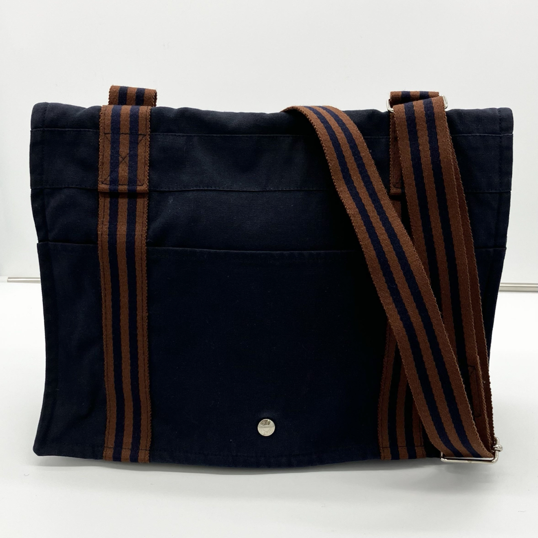 HERMES - HERMES フールトゥ バサスMM キャンバス ショルダー HERMES - HERMES フールトゥ バサスMM キャンバス ショルダー
