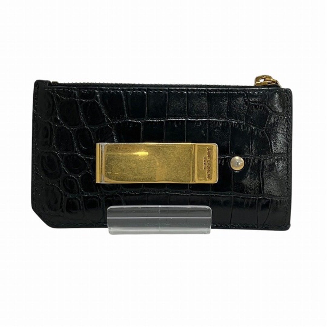 Yves Saint Laurent - イヴ・サンローラン ブラック レザー Yves Saint Laurent - イヴ・サンローラン ブラック レザー