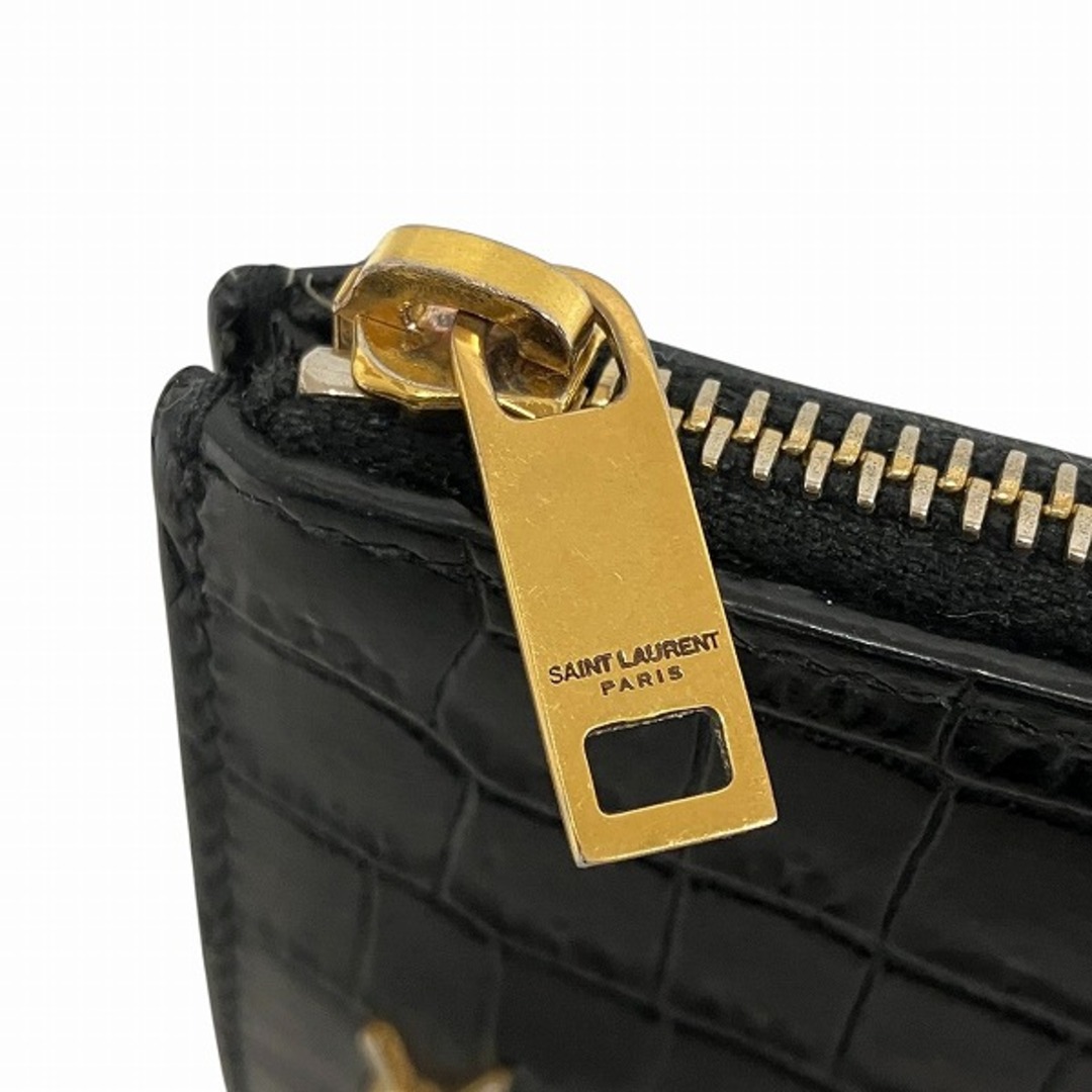 Yves Saint Laurent - イヴ・サンローラン ブラック レザー Yves Saint Laurent - イヴ・サンローラン ブラック レザー