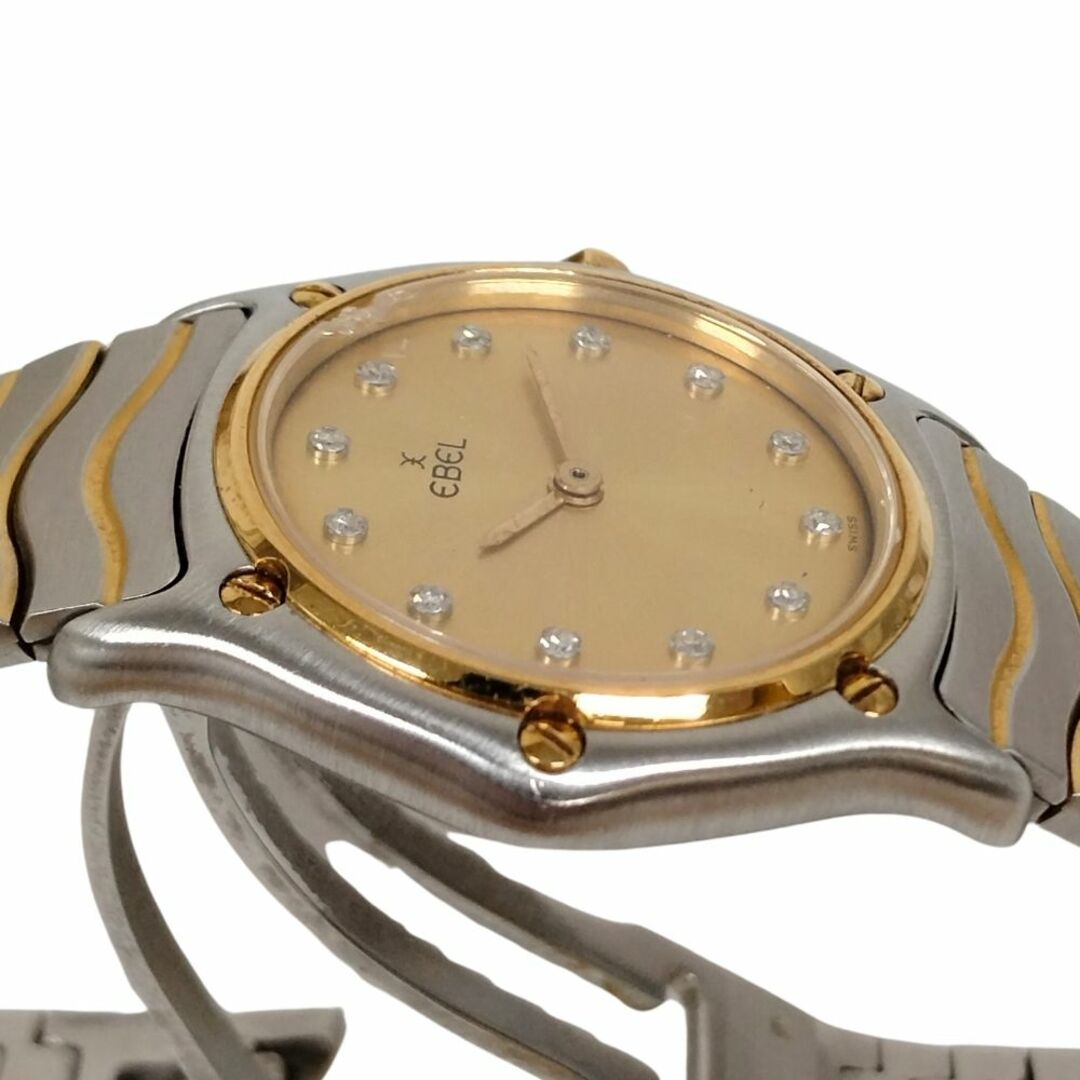 EBEL - EBEL エベル クラシックウェーブ 12Pダイヤ クォーツ EBEL - EBEL エベル クラシックウェーブ 12Pダイヤ クォーツ