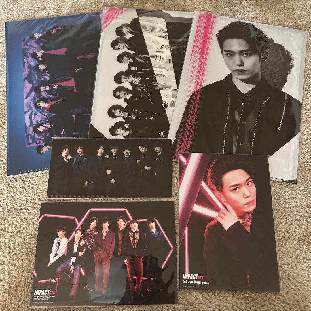 影山拓也 IMP. IMPACTors クリアファイル フォトカード チケット エンタメ/ホビーのタレントグッズ(アイドルグッズ)の商品写真