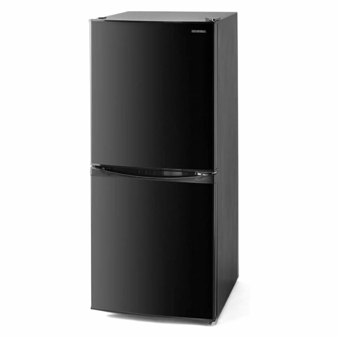 アイリスオーヤマ 冷蔵庫 142L ブラック 幅50cm IRSD-14A-B の アイリスオーヤマ 冷蔵庫 142L ブラック 幅50cm IRSD-14A-B の