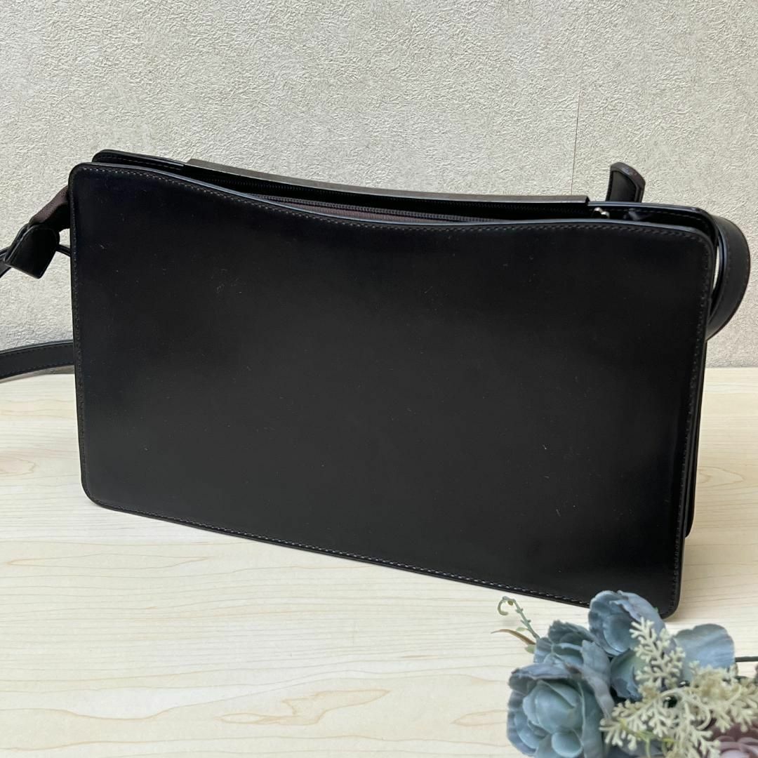 BALENCIAGA - バレンシアガ ショルダーバッグ レザー ダーク BALENCIAGA - バレンシアガ ショルダーバッグ レザー ダーク