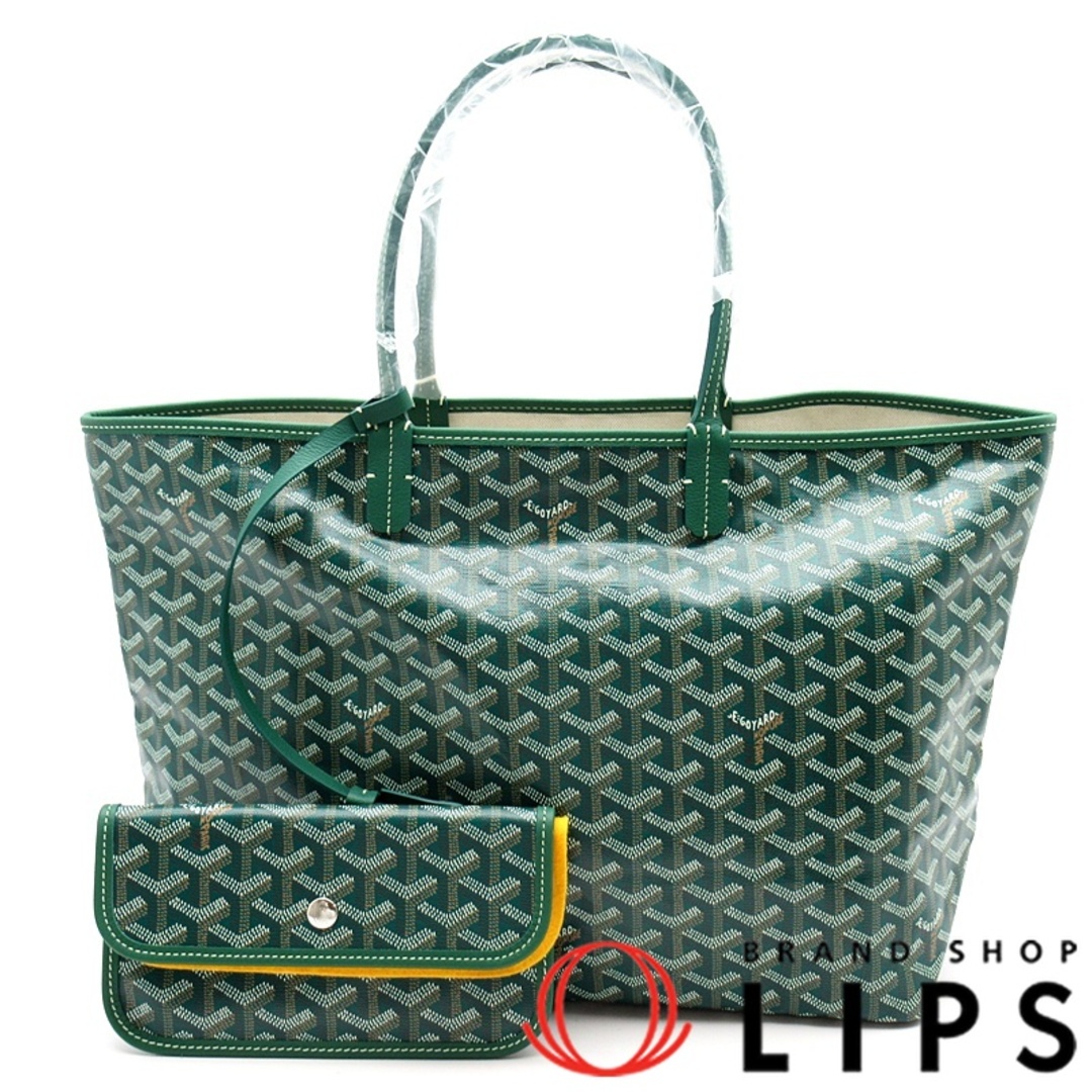 GOYARD - ゴヤール サンルイPM PVC/レザー レディーストート GOYARD - ゴヤール サンルイPM PVC/レザー レディーストート