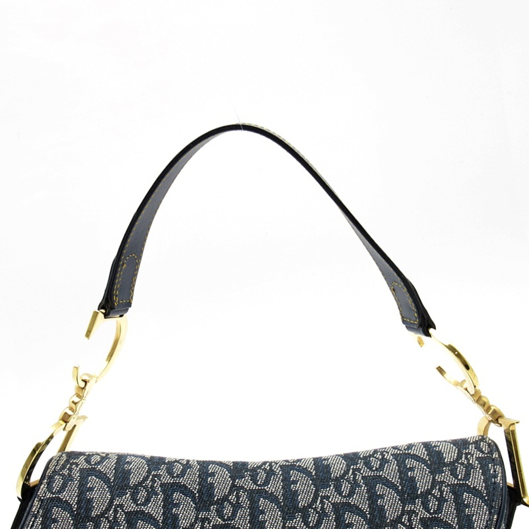Dior - ディオール トロッター サドルバッグ キャンバス/レザー Dior - ディオール トロッター サドルバッグ キャンバス/レザー