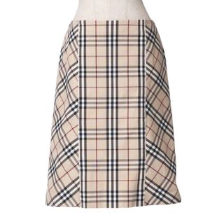 BURBERRY - BURBERRY バーバリー スカート サイズ40 膝丈 台形 BURBERRY - BURBERRY バーバリー スカート サイズ40 膝丈 台形