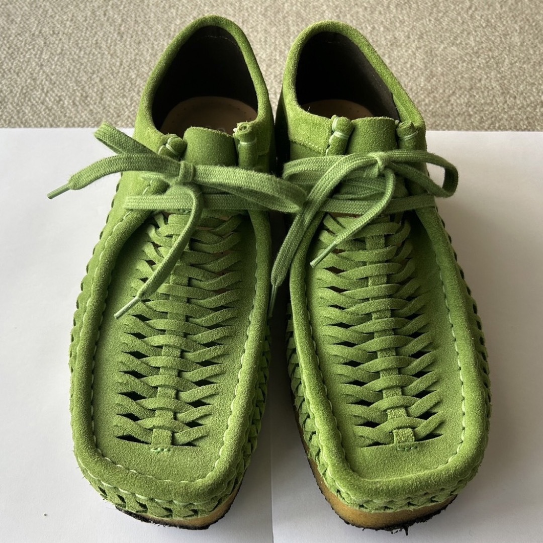 Supreme - supreme × clarks Woven Wallabee グリーンの通販 by Supreme - supreme × clarks Woven Wallabee グリーンの通販 by