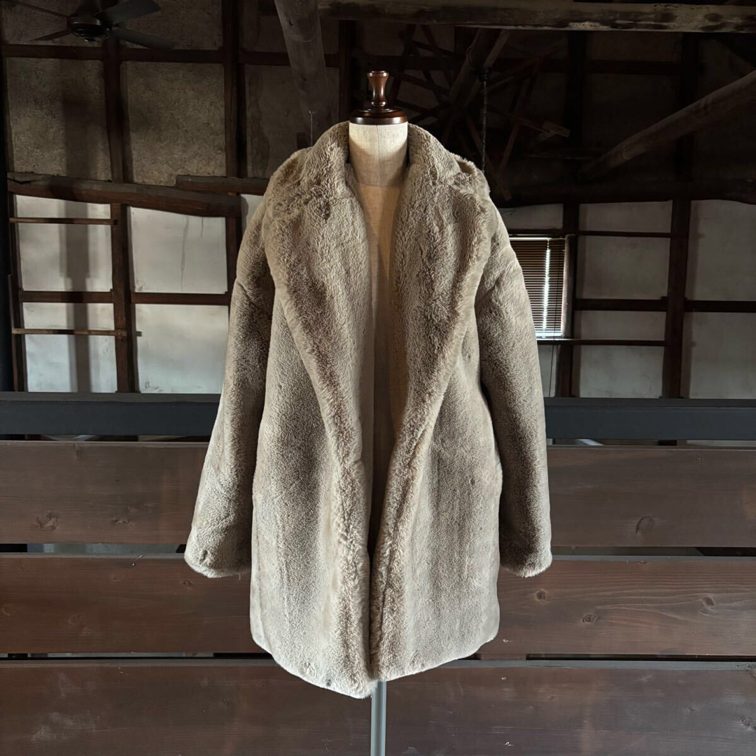 ZARA - 良品 ZARA フェイク ファー コート 1255 895 811 サイズ ZARA - 良品 ZARA フェイク ファー コート 1255 895 811 サイズ