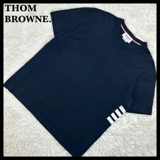 THOM BROWNE - 【人気デザイン】トムブラウン☆Tシャツ 4bar THOM BROWNE - 【人気デザイン】トムブラウン☆Tシャツ 4bar