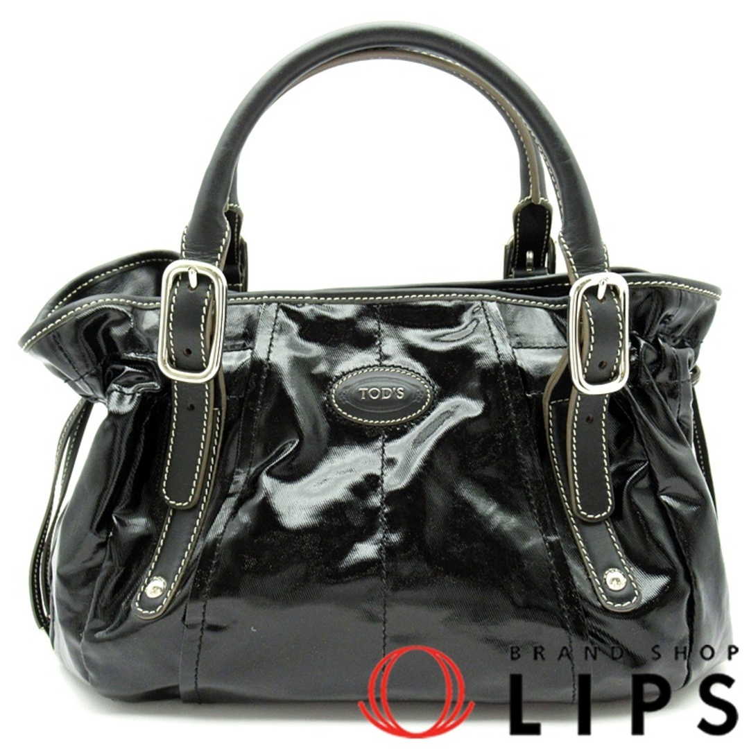 TOD'S - トッズ ハンドバッグ パテントレザー レディース TOD'S - トッズ ハンドバッグ パテントレザー レディース