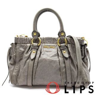 MIU MIU - MIUMIU アルカディ マテラッセレザー バッグの通販 by MIU MIU - MIUMIU アルカディ マテラッセレザー バッグの通販 by