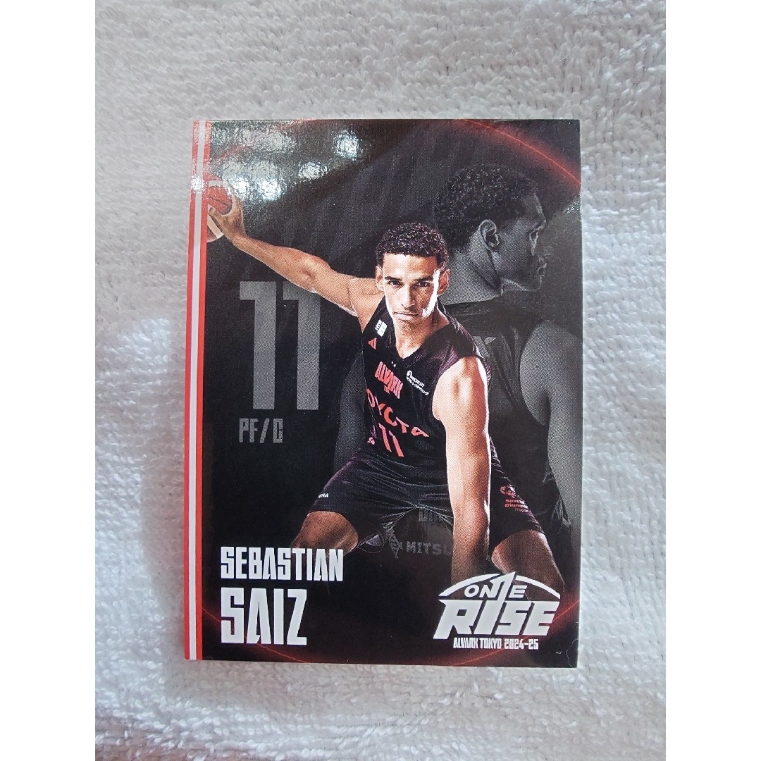 非売品 アルバルク東京 セバスチャン・サイズ カード Bリーグ ファンクラブ限定 スポーツ/アウトドアのスポーツ/アウトドア その他(バスケットボール)の商品写真