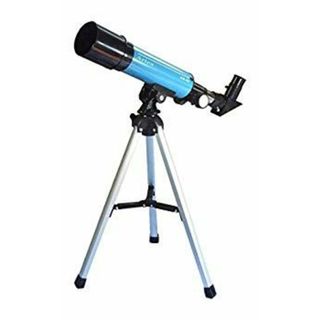 MIZAR(ミザールテック) 天体望遠鏡 屈折式 50mm 口径 コンパクトタイプ 経緯台 三脚 セット ブルー AR-50BL w17b8b5(その他)