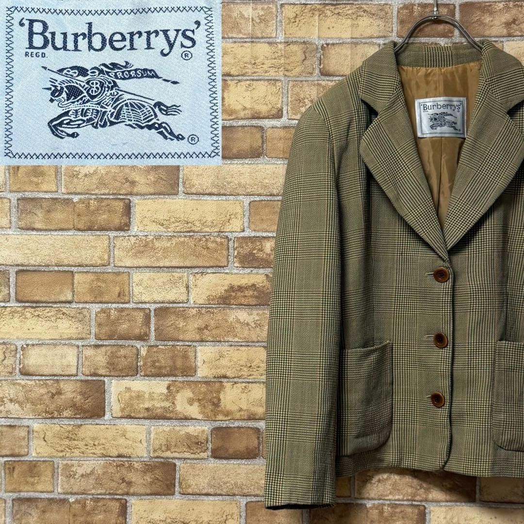 BURBERRY - バーバリー テーラードジャケット チェック BURBERRY - バーバリー テーラードジャケット チェック