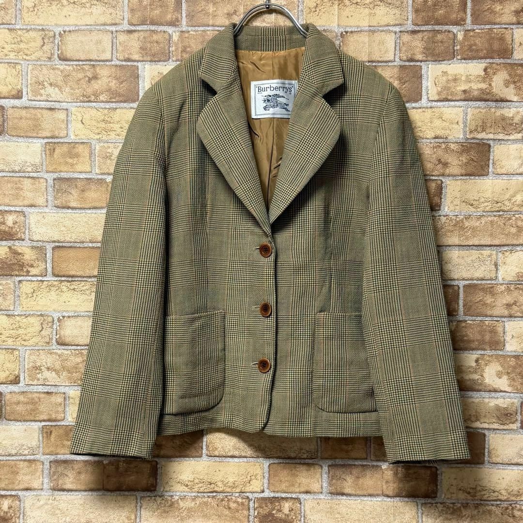 BURBERRY - バーバリー テーラードジャケット チェック BURBERRY - バーバリー テーラードジャケット チェック