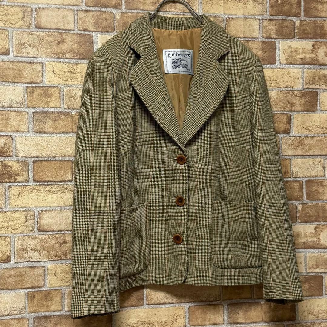 BURBERRY - バーバリー テーラードジャケット チェック BURBERRY - バーバリー テーラードジャケット チェック