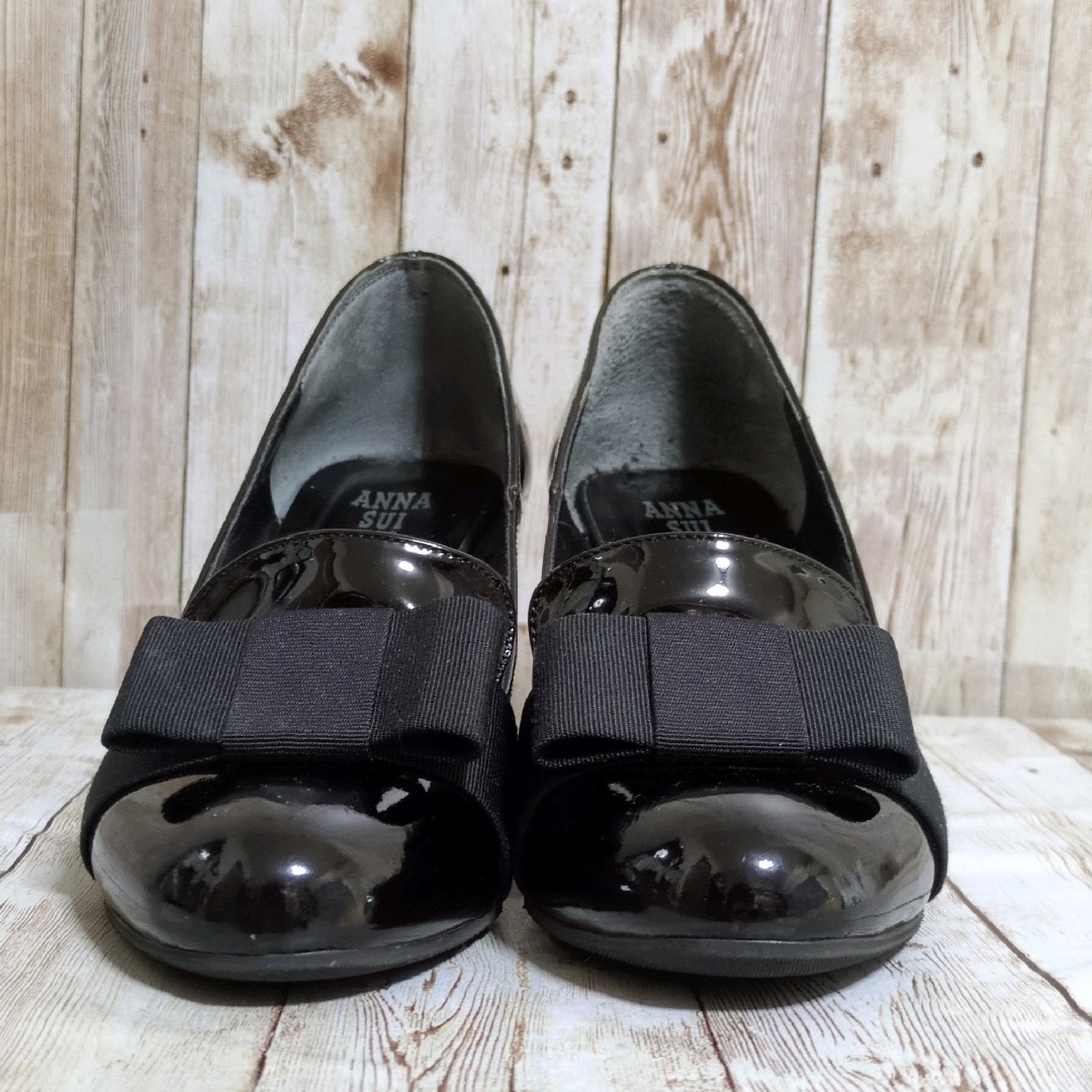 ANNA SUI - 【ANNA SUI】ハイヒールパンプス☆23.5cm☆リボン ANNA SUI - 【ANNA SUI】ハイヒールパンプス☆23.5cm☆リボン