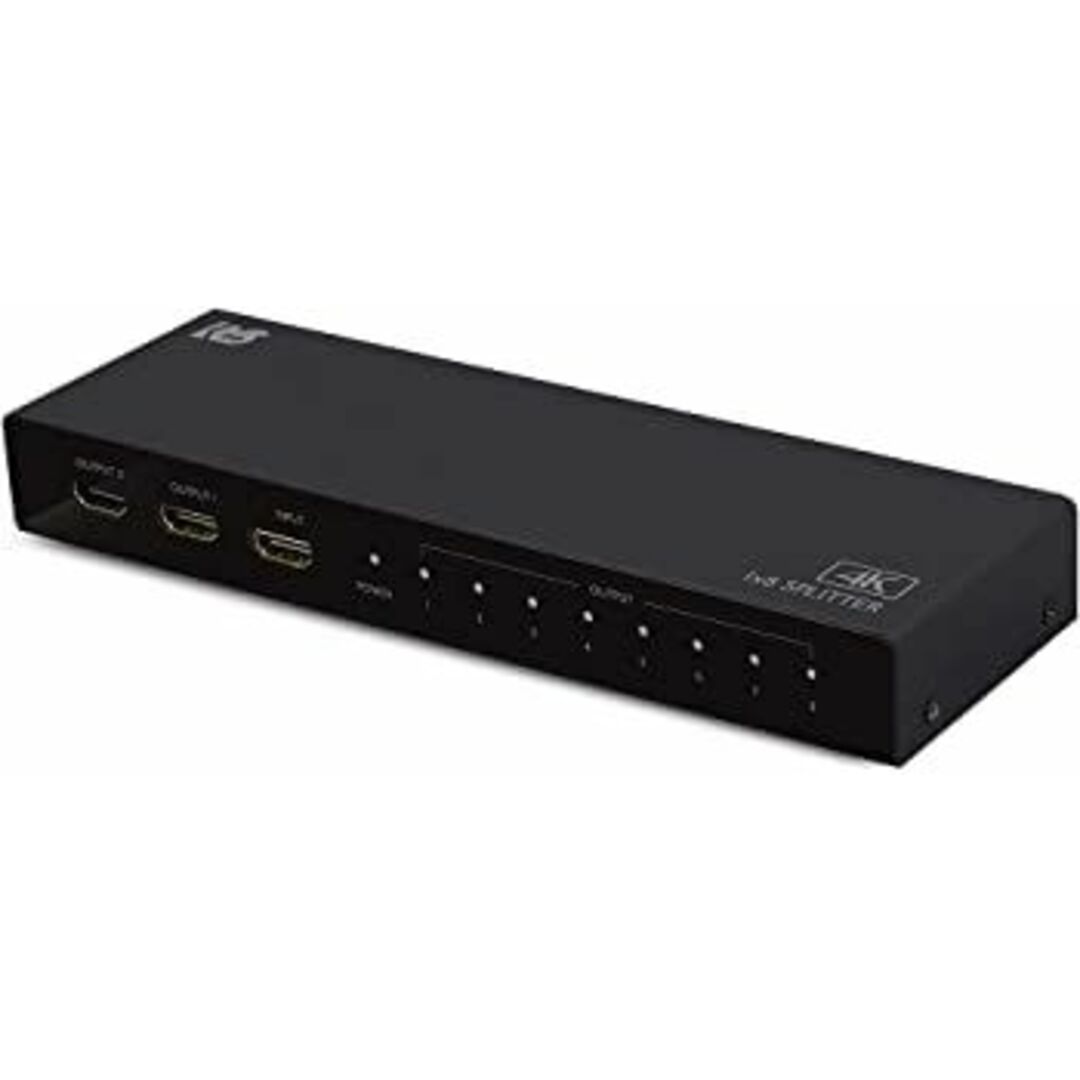4K60Hz対応1入力8出力HDMI分配器 RS-HDSP8P-4K スマホ/家電/カメラのPC/タブレット(PC周辺機器)の商品写真