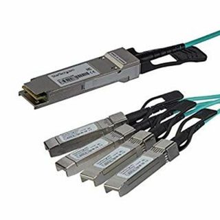 (未使用･未開封品)　StarTech.com QSFP+ アクティブ光ブレークアウトケーブル 15m Cisco製QSFP-4X10G-AOC10M互換 40 Gbps - 4 x 10Gbps QSFP4X10AO15 6k88evb(その他)