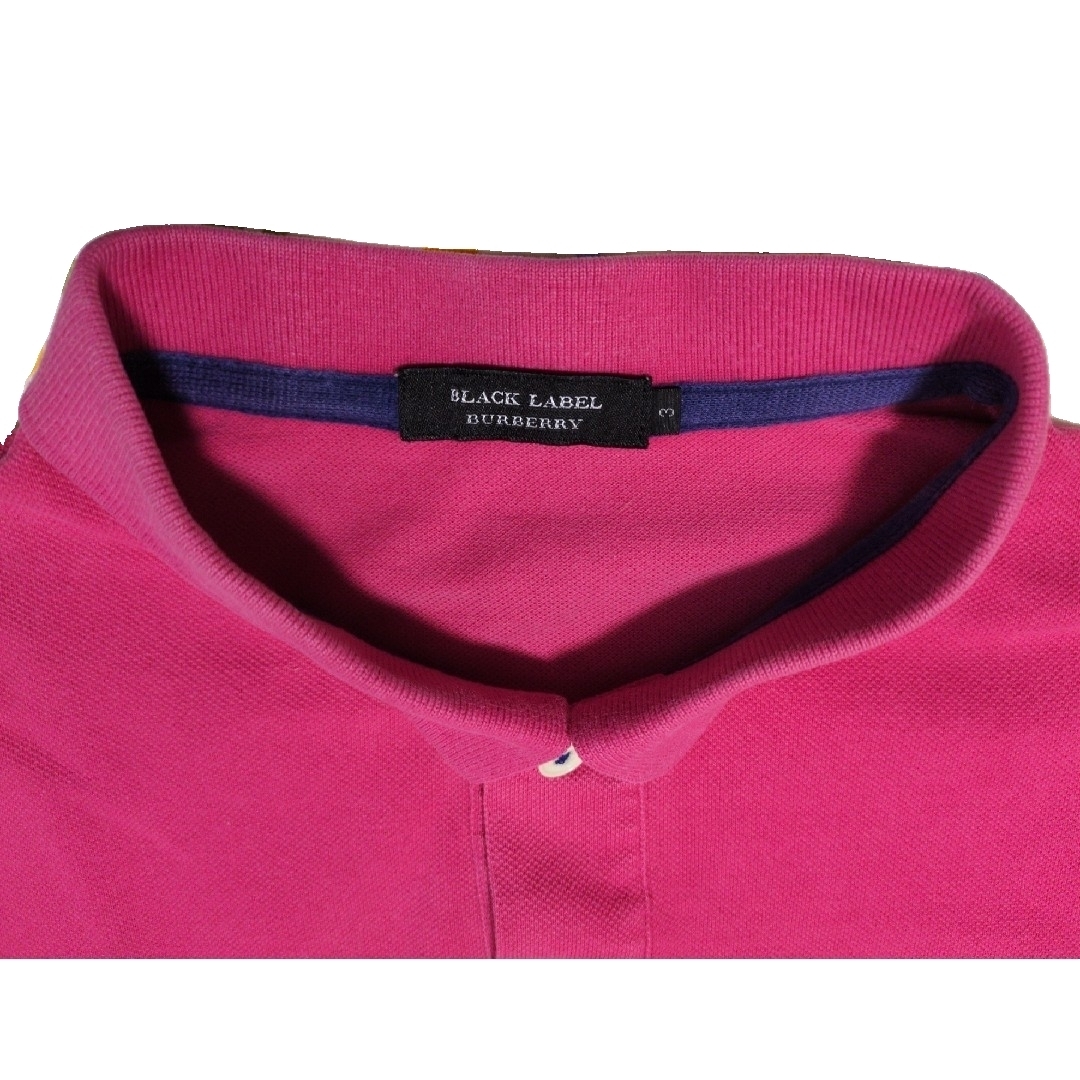 BURBERRY BLACK LABEL - バーバリーブラックレーベル ポロシャツ BURBERRY BLACK LABEL - バーバリーブラックレーベル ポロシャツ