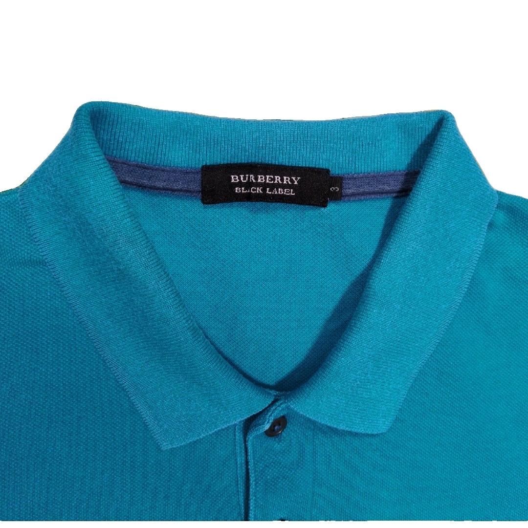 BURBERRY BLACK LABEL - バーバリーブラックレーベル ポロシャツ BURBERRY BLACK LABEL - バーバリーブラックレーベル ポロシャツ