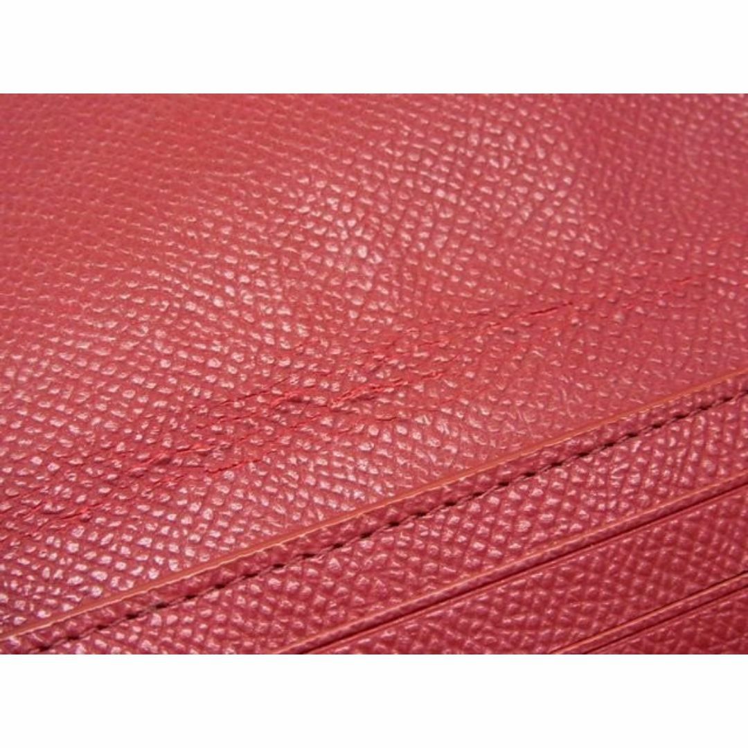 COACH - コーチ 財布 □ レザー レッド 赤系 コンパクト COACH - コーチ 財布 □ レザー レッド 赤系 コンパクト