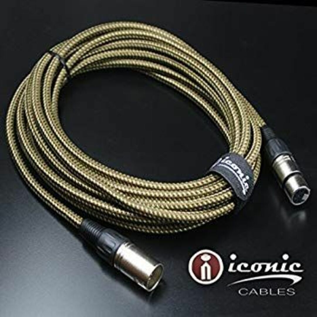 (未使用･未開封品)　7 ピン XLR 20フィート メスからオス 真空チューブマイク 20フィート ケーブル コード ブラウン ツイード qdkdu57