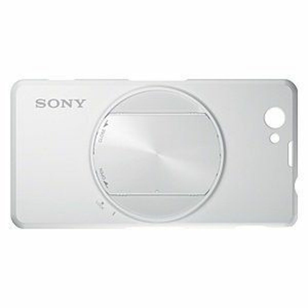ソニー Xperia Z1F専用 カメラアタッチメントケース(ホワイト) SPA-ACX4 スマホ/家電/カメラのスマホアクセサリー(ストラップ/イヤホンジャック)の商品写真