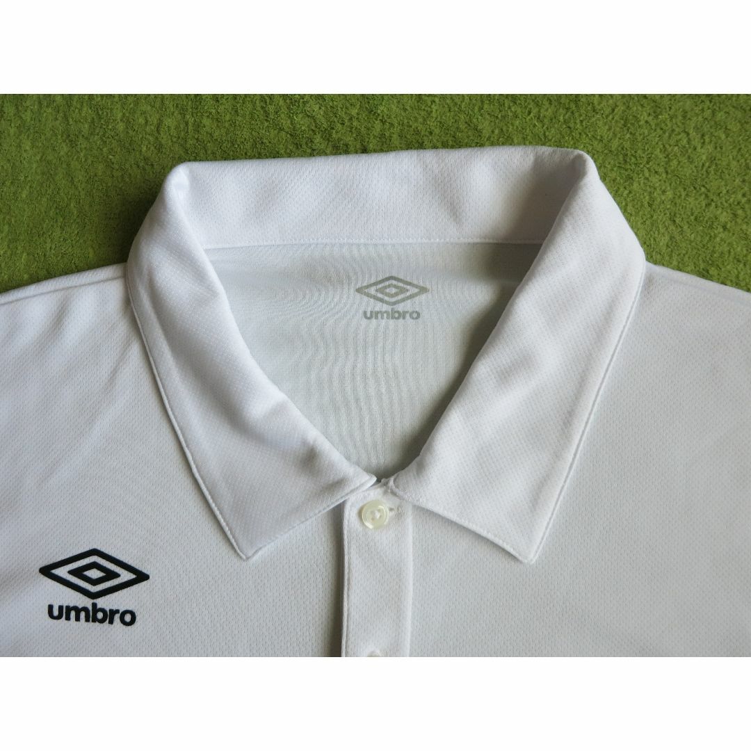 UMBRO - 【新品タグ付】UMBRO アンブロ ポロシャツ ホワイト O UMBRO - 【新品タグ付】UMBRO アンブロ ポロシャツ ホワイト O