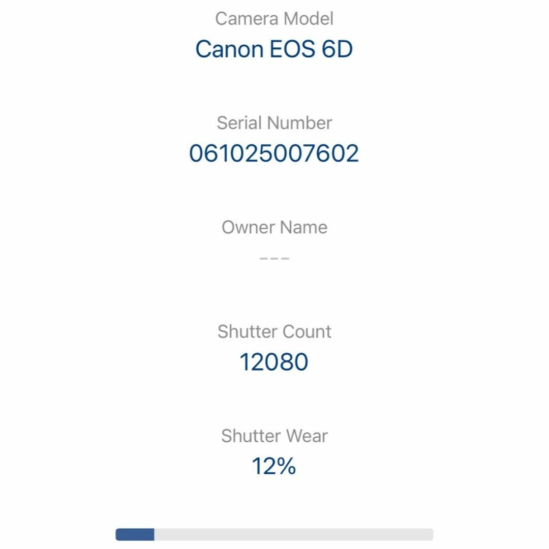 Canon EOS 6D ボディ ショット数 12080回の通販 by リミレスshop Canon EOS 6D ボディ ショット数 12080回の通販 by リミレスshop