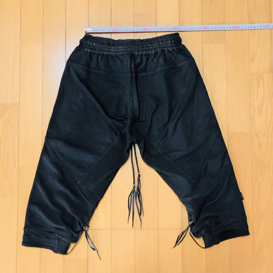 KMRII - 極美品 KMRii レザー バイカー サルエル ハーフパンツ KMRII - 極美品 KMRii レザー バイカー サルエル ハーフパンツ