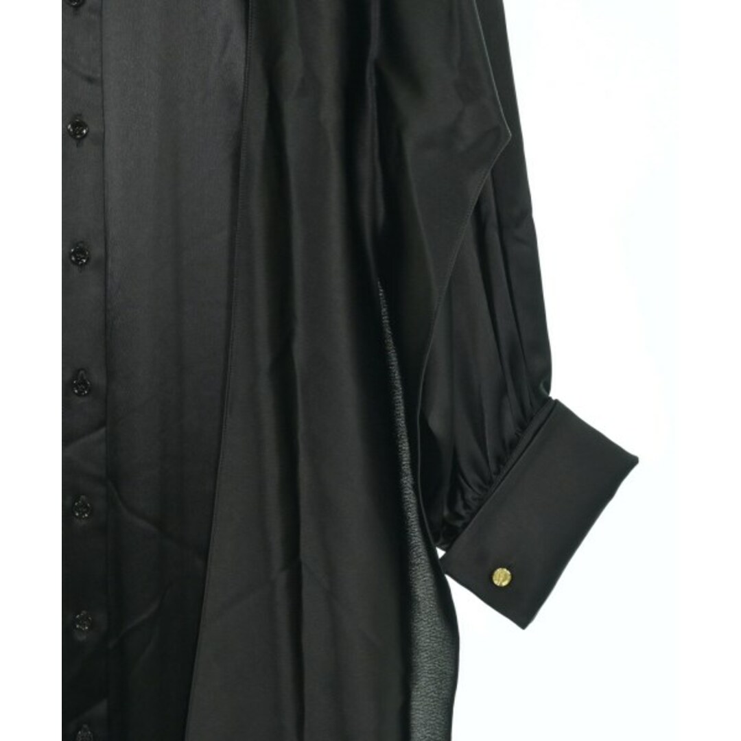 LOEWE - LOEWE ロエベ シャツワンピース 36(XS位) 黒 【古着 LOEWE - LOEWE ロエベ シャツワンピース 36(XS位) 黒 【古着