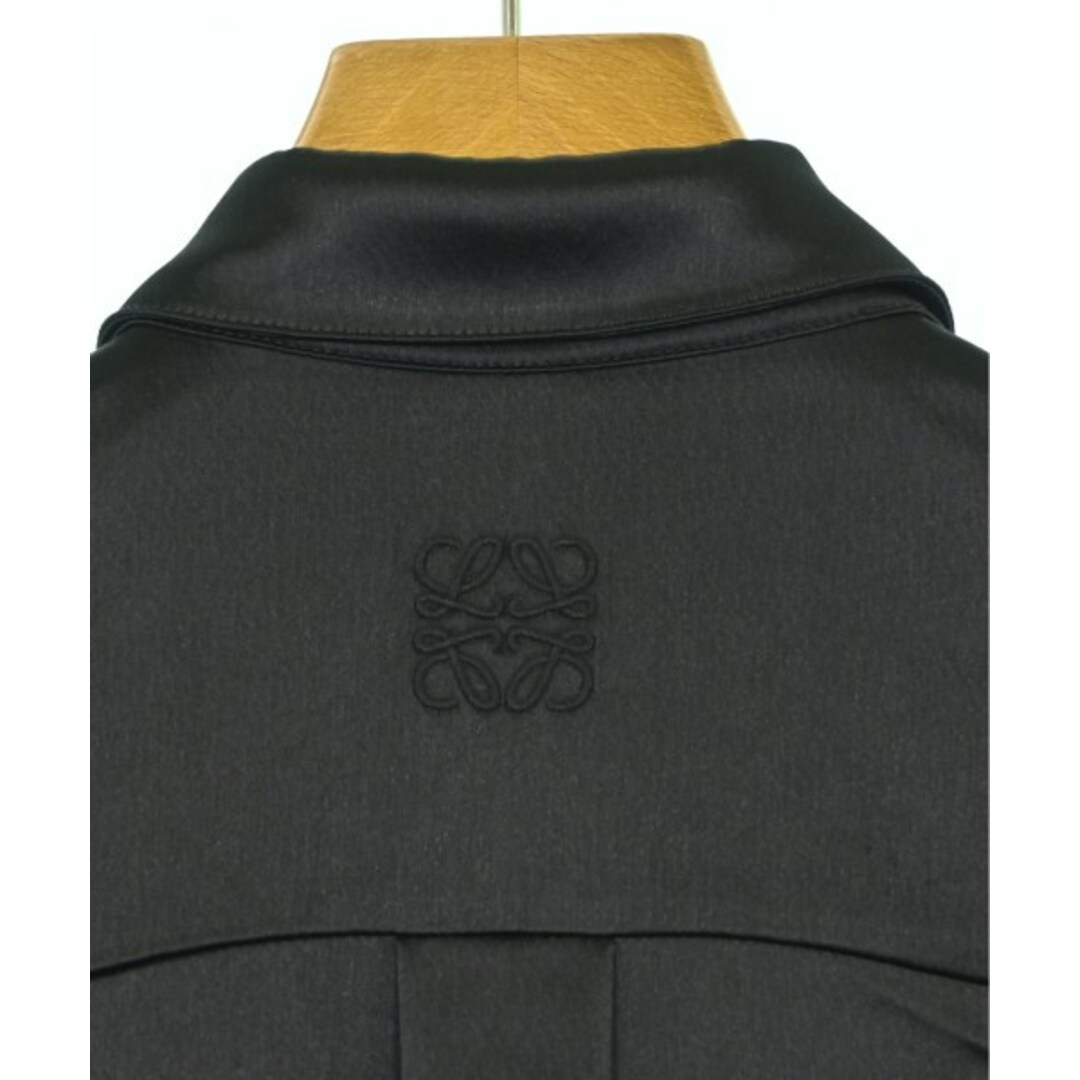 LOEWE - LOEWE ロエベ シャツワンピース 36(XS位) 黒 【古着 LOEWE - LOEWE ロエベ シャツワンピース 36(XS位) 黒 【古着