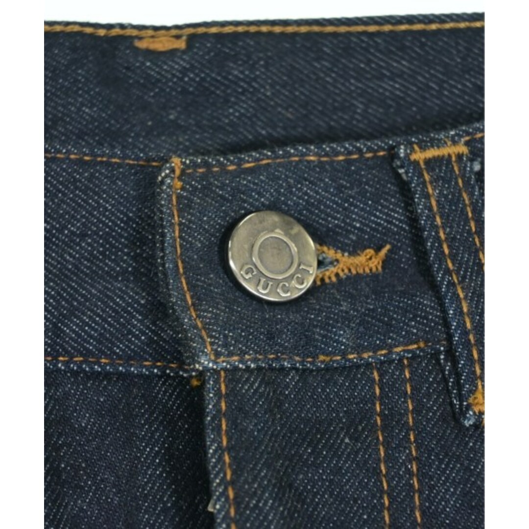 GUCCI - GUCCI グッチ デニムパンツ 38(S位) インディゴ(デニム GUCCI - GUCCI グッチ デニムパンツ 38(S位) インディゴ(デニム