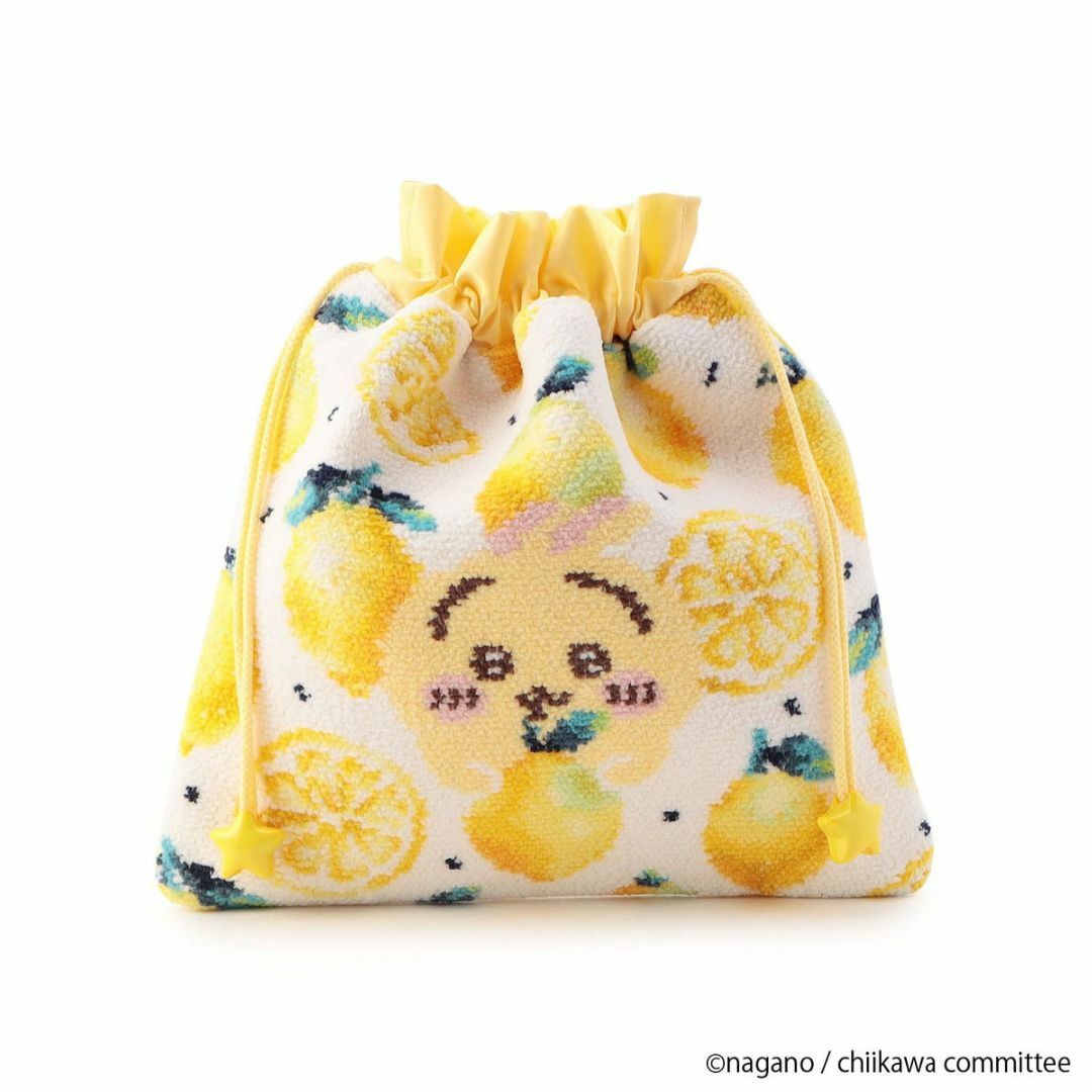 FEILER - 💞フェイラー💞ちいかわ うさぎ レモンドット 巾着 FEILER - 💞フェイラー💞ちいかわ うさぎ レモンドット 巾着