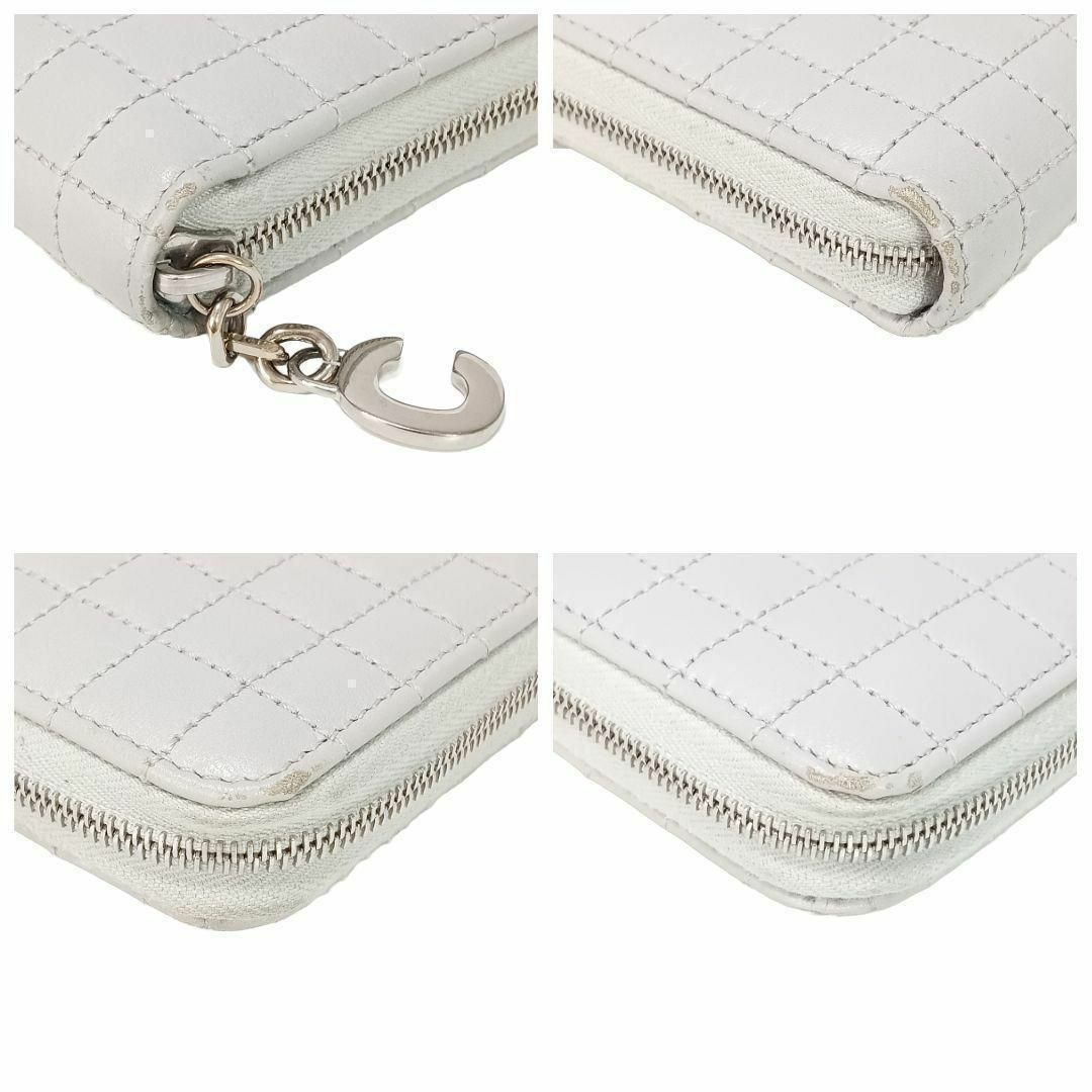 CELINE - セリーヌ 長財布 キルティング Cチャーム ラウンド CELINE - セリーヌ 長財布 キルティング Cチャーム ラウンド