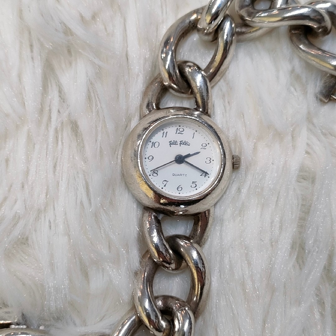 Folli Follie - 電池新品 Folli Follie フォリフォリ シルバー Folli Follie - 電池新品 Folli Follie フォリフォリ シルバー