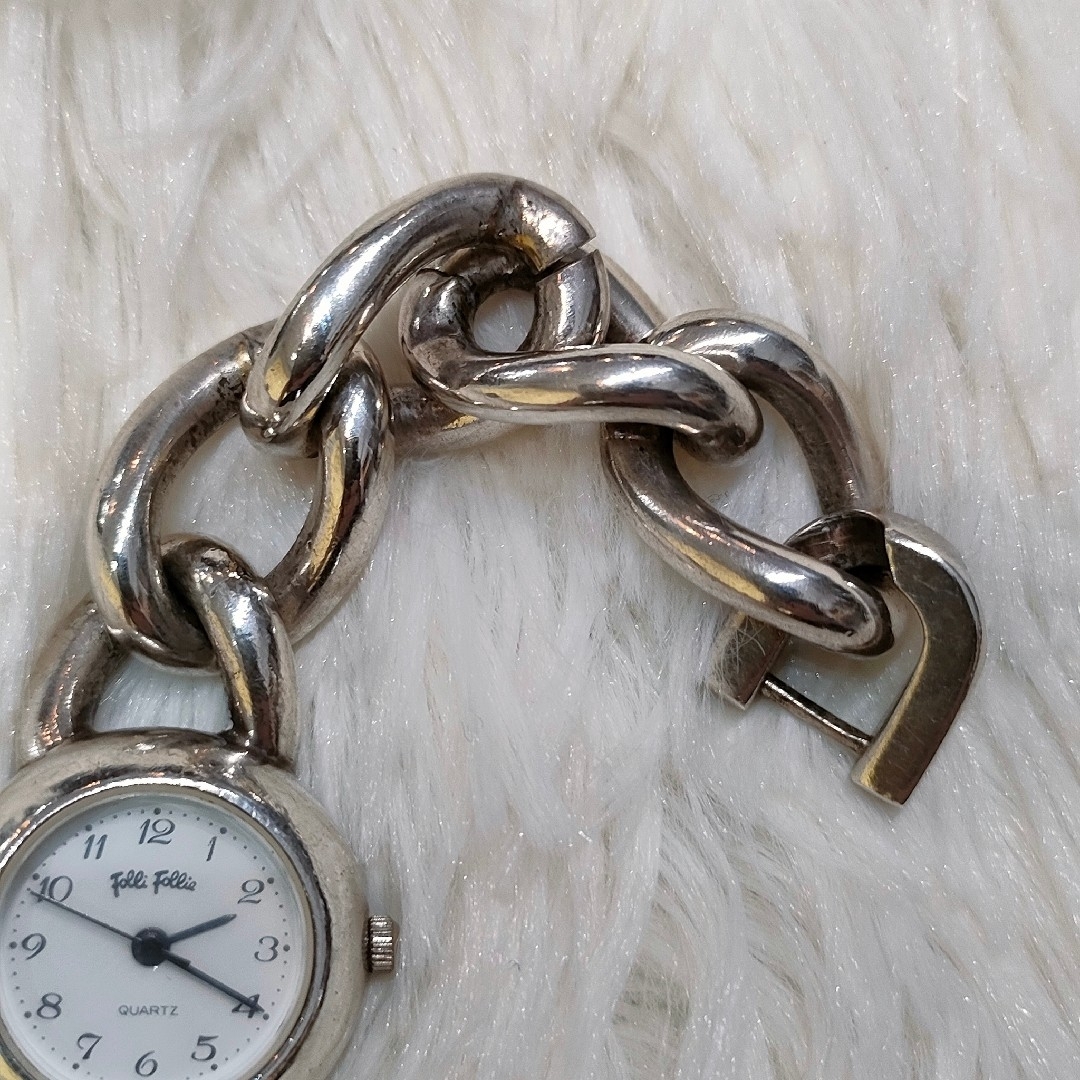 Folli Follie - 電池新品 Folli Follie フォリフォリ シルバー Folli Follie - 電池新品 Folli Follie フォリフォリ シルバー