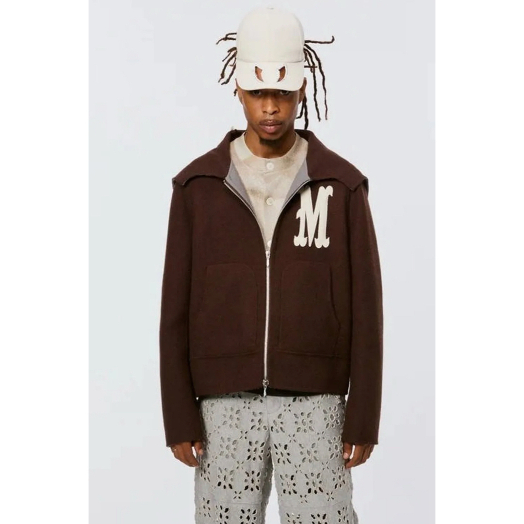 24AWBAT COLLAR ZIP-UP JACKETバットカラージャケットの通販 by 24AWBAT COLLAR ZIP-UP JACKETバットカラージャケットの通販 by