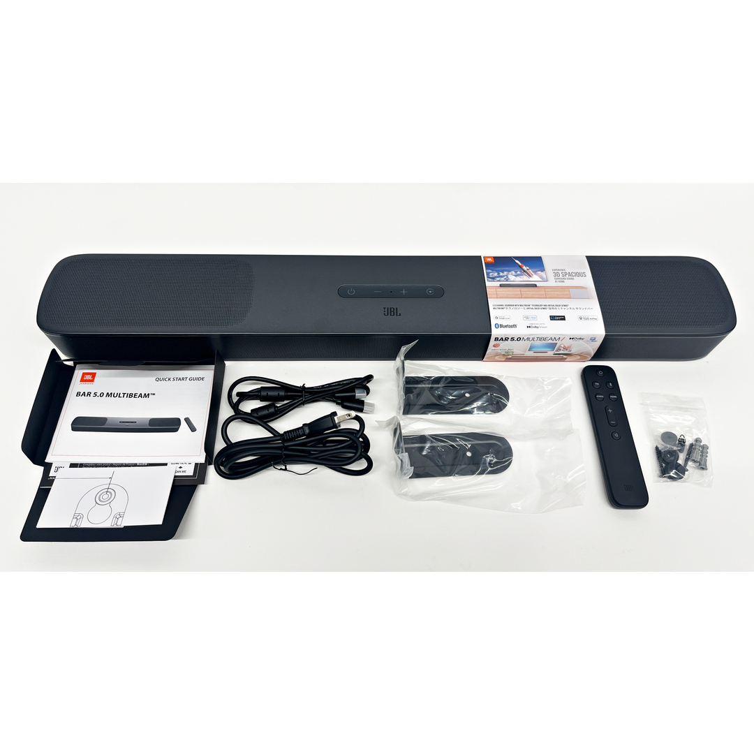 JBL BAR 5.0 MULTIBEAM サウンドバー スピーカー リモコン JBL BAR 5.0 MULTIBEAM サウンドバー スピーカー リモコン