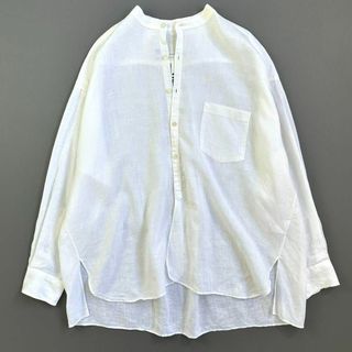 TICCA - 【美品】22SS ティッカ リネンノーカラーシャツ TICCA - 【美品】22SS ティッカ リネンノーカラーシャツ