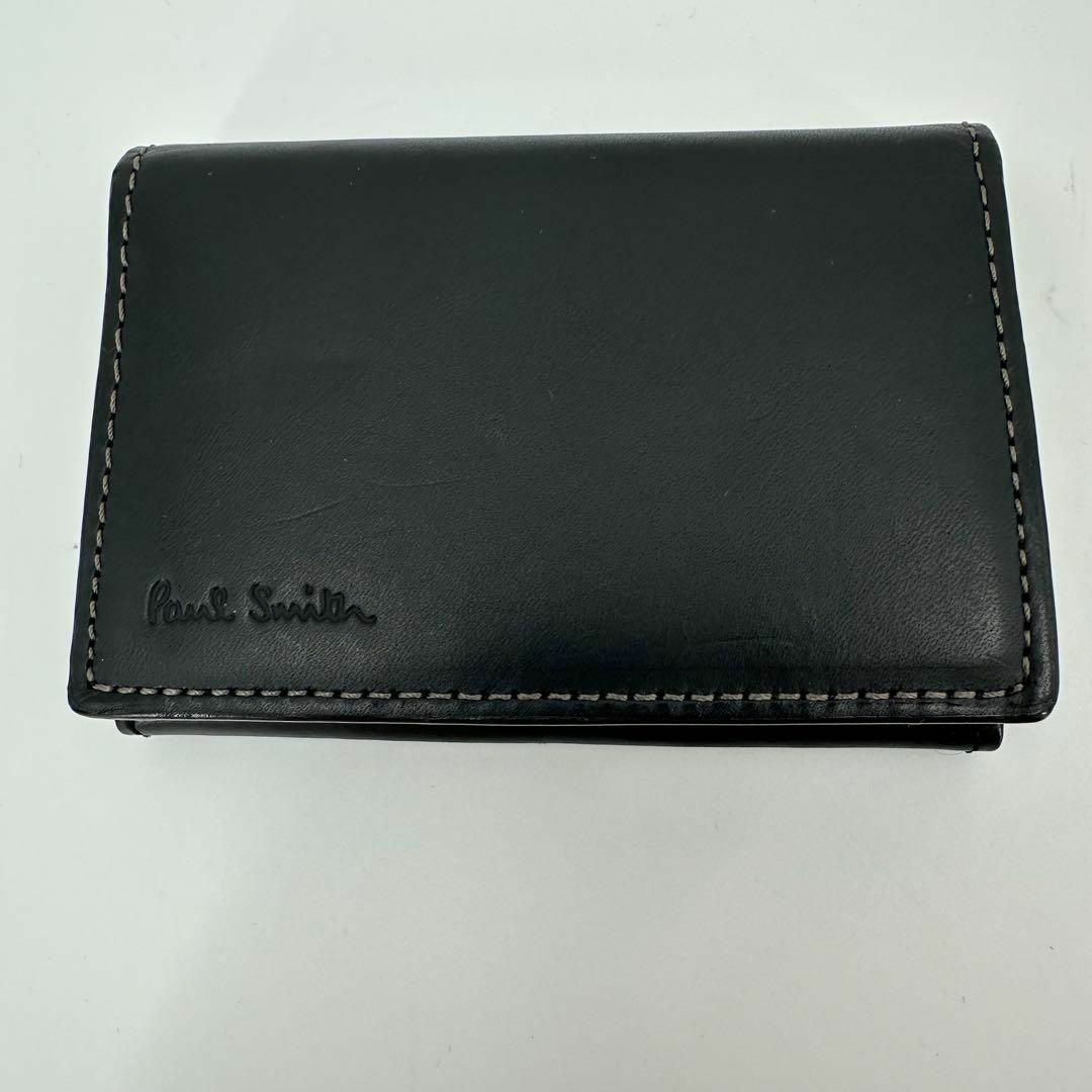Paul Smith - ポールスミス マルチストライプ レザー 名刺入れ Paul Smith - ポールスミス マルチストライプ レザー 名刺入れ