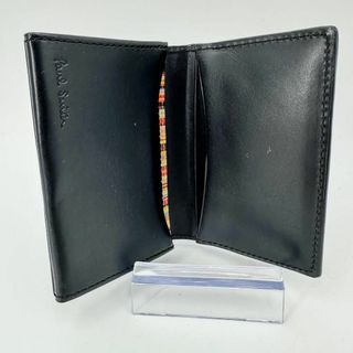 Paul Smith - ポールスミス マルチストライプ レザー 名刺入れ Paul Smith - ポールスミス マルチストライプ レザー 名刺入れ