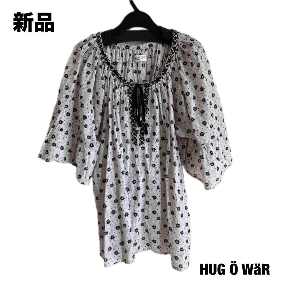 Hug O War - 【新品】HUG Ö WäRフラワーpt.エンブロイダリーペザントブラウス