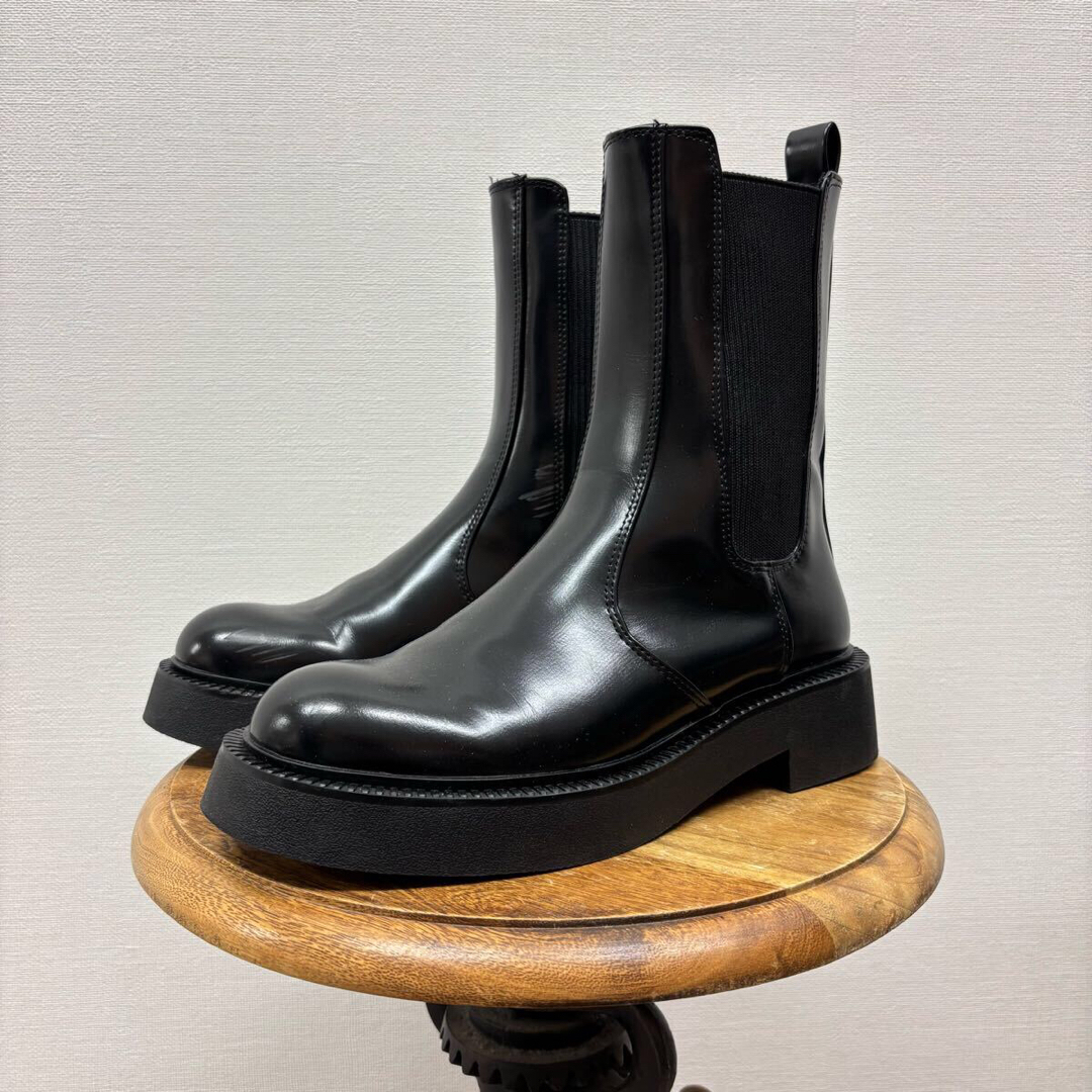 ZARA - 24aw ZARA チェルシー ショート ブーツ サイドゴア ZARA - 24aw ZARA チェルシー ショート ブーツ サイドゴア
