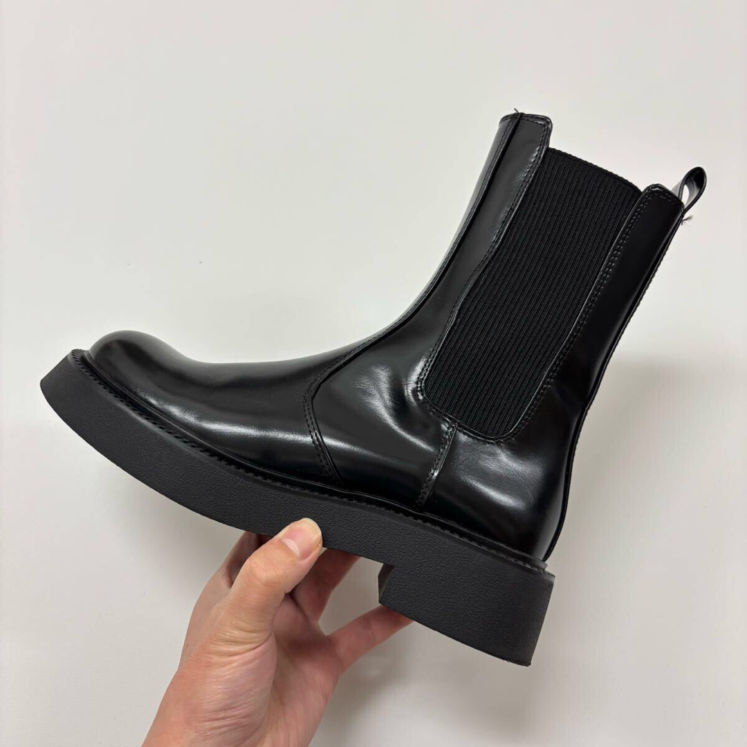 ZARA - 24aw ZARA チェルシー ショート ブーツ サイドゴア ZARA - 24aw ZARA チェルシー ショート ブーツ サイドゴア
