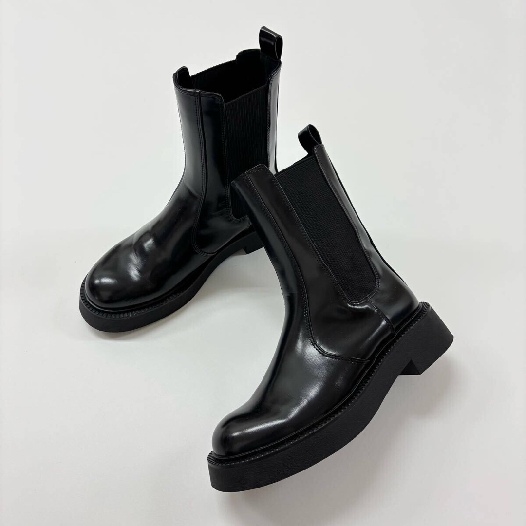 ZARA - 24aw ZARA チェルシー ショート ブーツ サイドゴア ZARA - 24aw ZARA チェルシー ショート ブーツ サイドゴア