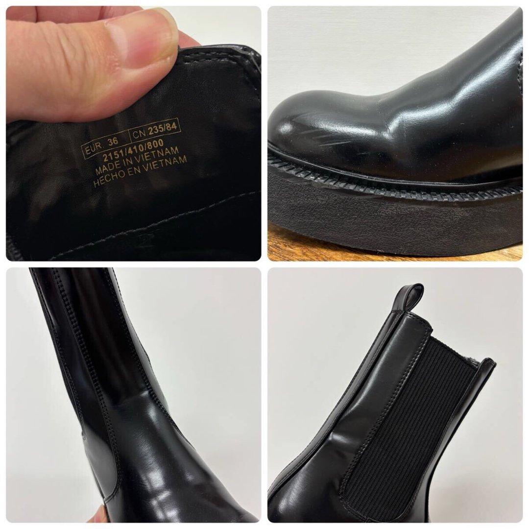 ZARA - 24aw ZARA チェルシー ショート ブーツ サイドゴア ZARA - 24aw ZARA チェルシー ショート ブーツ サイドゴア