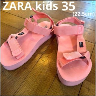 ZARA KIDS - zara ザラ キッズ ピンク サンダル gap h&mの通販 ZARA KIDS - zara ザラ キッズ ピンク サンダル gap h&mの通販