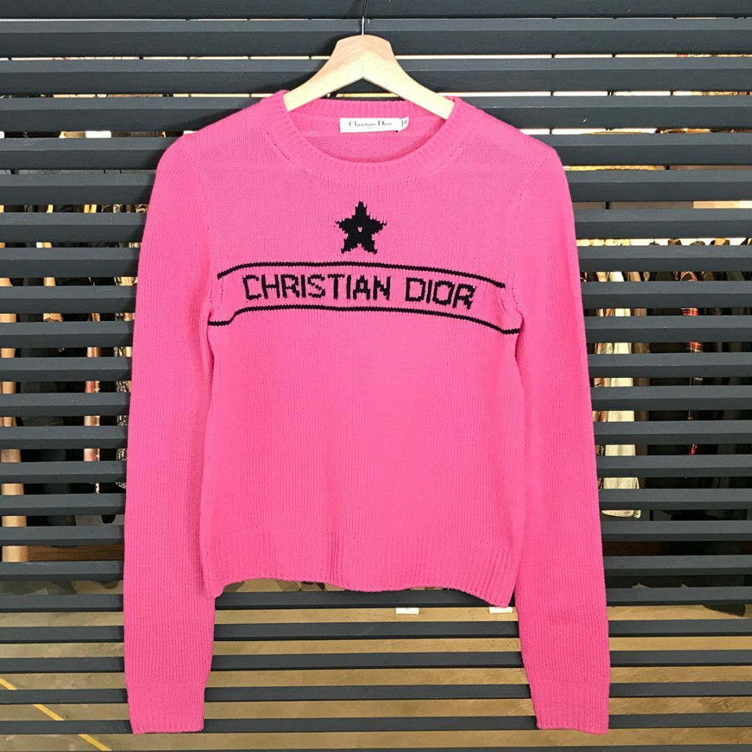 Christian Dior - 超美品 ディオール 長袖ニット セーター Christian Dior - 超美品 ディオール 長袖ニット セーター
